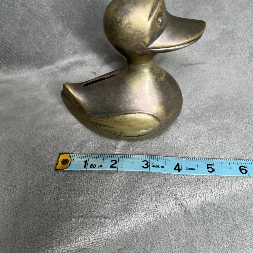 Vintage Brass Duck Figurine - Picture 6 of 7